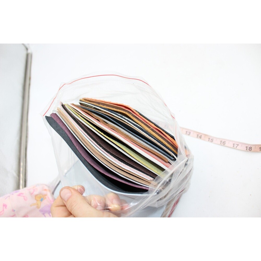 30 Real Leather Sheets Craft Cutter 8x12" Colorful Fun Patterns Colors Snake - Picture 9 of 10